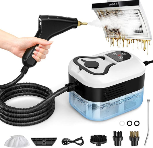 AlmivaHome™ 2500W Többfunkciós Gőztisztító – Otthoni és Profi Használatra